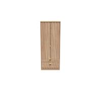 Ready Assembled 2 U Dallas 2 Door 2 Drawer Wardrobe (Ready Assembled) in Light Oak Ready Assembled 2 U Light Oak