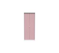 Ready Assembled 2 U Dallas 2 Door Wardrobe (Ready Assembled) in Dusty Pink Ready Assembled 2 U Dusty Pink