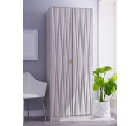 Ready Assembled 2 U Dallas 2 Door Wardrobe (Ready Assembled) in Taupe Ready Assembled 2 U Taupe