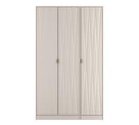 Ready Assembled 2 U Dallas 3 Door Wardrobe (Ready Assembled) in Taupe Ready Assembled 2 U Taupe