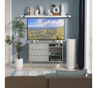 Ready Assembled 2 U Dallas 3 Drawer TV Unit (Ready Assembled) in Grey Ready Assembled 2 U Grey