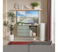 Ready Assembled 2 U Dallas 3 Drawer TV Unit (Ready Assembled) in Pale Green Ready Assembled 2 U Pale Green