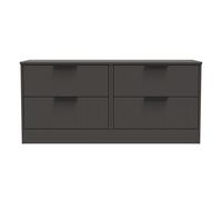 Ready Assembled 2 U Denver 4 Drawer Bed Box (Ready Assembled) in Dark Grey Ready Assembled 2 U Dark Grey