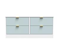 Ready Assembled 2 U Denver 4 Drawer Bed Box (Ready Assembled) in Duck Egg Blue Ready Assembled 2 U Duck Egg Blue