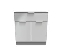 Ready Assembled 2 U Dover 1 Drawer 2 Door Sideboard (Ready Assembled) in Dark Grey Ready Assembled 2 U Dark Grey