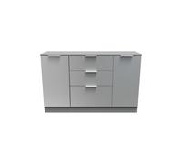 Ready Assembled 2 U Dover 2 Door 3 Drawer Sideboard (Ready Assembled) in Dark Grey Ready Assembled 2 U Dark Grey