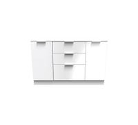 Ready Assembled 2 U Dover 2 Door 3 Drawer Sideboard (Ready Assembled) in White Ready Assembled 2 U White