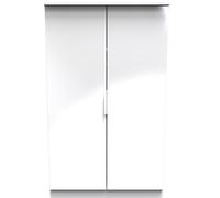Ready Assembled 2 U Dover 2 Door Midi Robe (Ready Assembled) in White Ready Assembled 2 U White