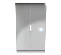 Ready Assembled 2 U Dover 2 Door Midi Wardrobe (Ready Assembled) in Mid Grey Ready Assembled 2 U Mid Grey