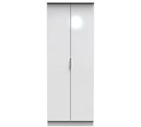 Ready Assembled 2 U Dover 2 Door Wardrobe (Ready Assembled) in White Ready Assembled 2 U White