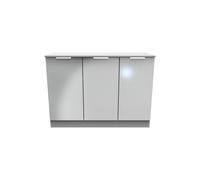 Ready Assembled 2 U Dover 3 Door Sideboard (Ready Assembled) in Dark Grey Ready Assembled 2 U Dark Grey