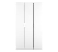 Ready Assembled 2 U Dover 3 Door Wardrobe (Ready Assembled) in White Ready Assembled 2 U White