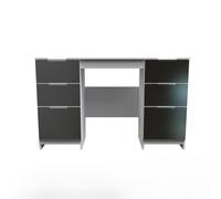 Ready Assembled 2 U Dover Double Pedestal Desk (Ready Assembled) in Black Ready Assembled 2 U Black