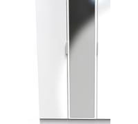 Ready Assembled 2 U Dover Triple Mirror Wardrobe (Ready Assembled) in White Ready Assembled 2 U White
