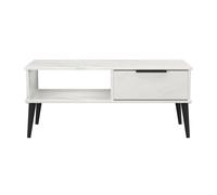 Fuji 1 Drawer Coffee Table In Marble (Ready Assembled)