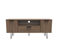 Fuji 2 Door 1 Drawer Wide TV Unit (Ready Assembled) Ready Assembled 2 U Walnut One Size