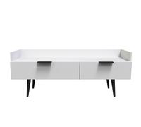 Ready Assembled 2 U Fuji 2 Drawer TV Unit (Ready Assembled) in Light Grey Ready Assembled 2 U Light Grey