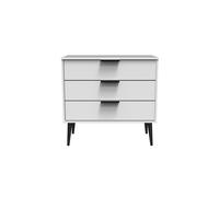 Ready Assembled 2 U Fuji 3 Drawer Chest (Ready Assembled) in White Ready Assembled 2 U White
