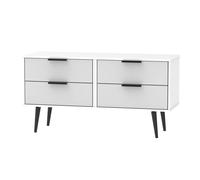 Ready Assembled 2 U Fuji 4 Drawer Bed Box (Ready Assembled) in Mid Grey Ready Assembled 2 U Mid Grey