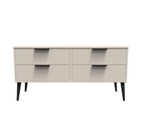 Ready Assembled 2 U Fuji 4 Drawer Bed Box (Ready Assembled) in Taupe Ready Assembled 2 U Taupe