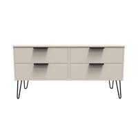 Ready Assembled 2 U Fuji 4 Drawer Bed Box (Ready Assembled) in Taupe | Size: Small Ready Assembled 2 U Taupe Small