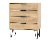 Ready Assembled 2 U Fuji 4 Drawer Chest (Ready Assembled) in Natural Ready Assembled 2 U Natural