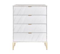 Ready Assembled 2 U Fuji 4 Drawer Chest (Ready Assembled) in Off-White Ready Assembled 2 U Off-White
