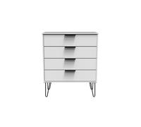 Ready Assembled 2 U Fuji 4 Drawer Chest (Ready Assembled) in White Ready Assembled 2 U White