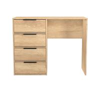 Ready Assembled 2 U Fuji 4 Drawer Vanity (Ready Assembled) in Natural Ready Assembled 2 U Natural