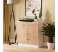 Ready Assembled 2 U Gloucester 1 Drawer 2 Door Sideboard (Ready Assembled) in White Ready Assembled 2 U White