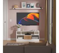 Ready Assembled 2 U Gloucester 1 Drawer TV & Media Unit (Ready Assembled) in White Ready Assembled 2 U White