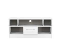 Ready Assembled 2 U Gloucester 1 Drawer TV & Media Unit (Ready Assembled) in White | Size: Large Ready Assembled 2 U White Large