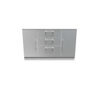 Ready Assembled 2 U Gloucester 2 Door 3 Drawer Sideboard (Ready Assembled) in Black Ready Assembled 2 U Black