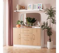 Ready Assembled 2 U Gloucester 2 Door 3 Drawer Sideboard (Ready Assembled) in White Ready Assembled 2 U White