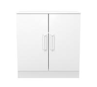 Ready Assembled 2 U Gloucester 2 Door Cabinet (Ready Assembled) in White | Size: Medium Ready Assembled 2 U White Medium