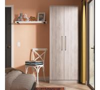 Ready Assembled 2 U Gloucester 2 Door Wardrobe (Ready Assembled) in Light Grey Ready Assembled 2 U Light Grey