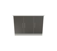 Ready Assembled 2 U Gloucester 3 Door Sideboard (Ready Assembled) in Black Ready Assembled 2 U Black