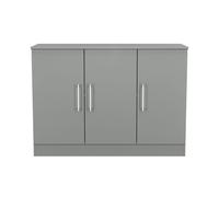 Ready Assembled 2 U Gloucester 3 Door Sideboard (Ready Assembled) in Dark Grey Ready Assembled 2 U Dark Grey