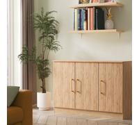 Ready Assembled 2 U Gloucester 3 Door Sideboard (Ready Assembled) in Light Oak Ready Assembled 2 U Light Oak