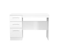 Ready Assembled 2 U Gloucester 3 Drawer Desk (Ready Assembled) in White Ready Assembled 2 U White