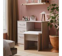 Ready Assembled 2 U Gloucester 3 Drawer Vanity (Ready Assembled) in Light Grey Ready Assembled 2 U Light Grey