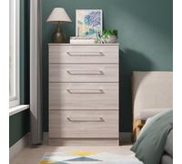 Ready Assembled 2 U Gloucester 4 Drawer Deep Chest (Ready Assembled) in Light Grey Ready Assembled 2 U Light Grey