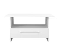Ready Assembled 2 U Gloucester Bottom Drawer Coffee Table (Ready Assembled) in White | Size: Medium Ready Assembled 2 U White Medium