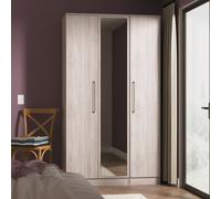Ready Assembled 2 U Gloucester Tall Triple Mirror Wardrobe (Ready Assembled) in Light Grey Ready Assembled 2 U Light Grey