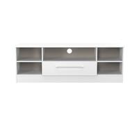 Ready Assembled 2 U Gloucester Wide 1 Drawer TV & Media Unit (Ready Assembled) in White | Size: Large Ready Assembled 2 U White Large