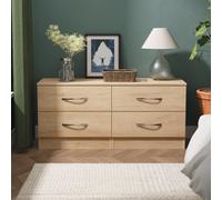 Ready Assembled 2 U Hampshire 4 Drawer Bed Box (Ready Assembled) in Light Brown Ready Assembled 2 U Light Brown