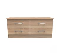 Ready Assembled 2 U Hampshire 4 Drawer Bed Box (Ready Assembled) in Light Oak Ready Assembled 2 U Light Oak