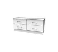 Ready Assembled 2 U Hampshire 4 Drawer Bed Box (Ready Assembled) in White Ready Assembled 2 U White