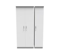 Ready Assembled 2 U Hampshire Triple Plain Wardrobe (Ready Assembled) in White Ready Assembled 2 U White