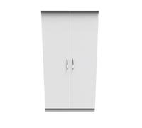 Ready Assembled 2 U Hampshire Wide Plain Wardrobe (Ready Assembled) in White Ready Assembled 2 U White